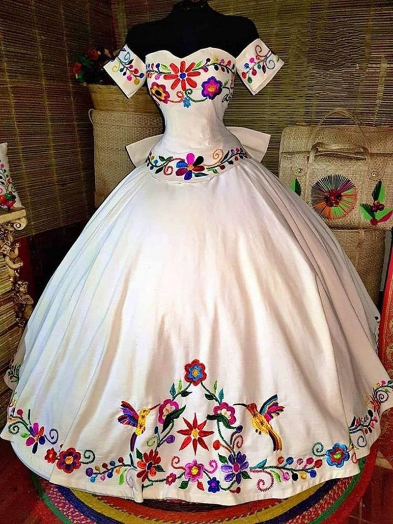 quinceanera dress white